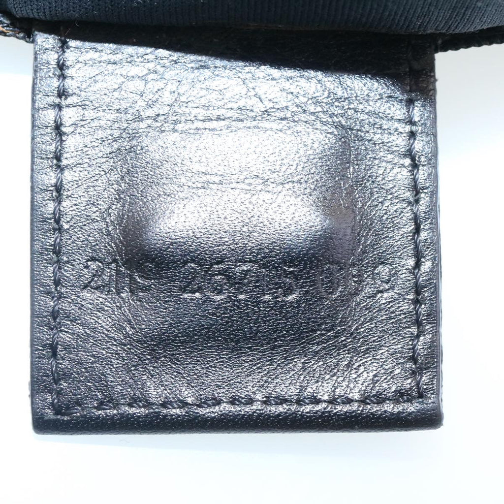 FENDI Zucca Canvas Shoulder Bag Black hs267
