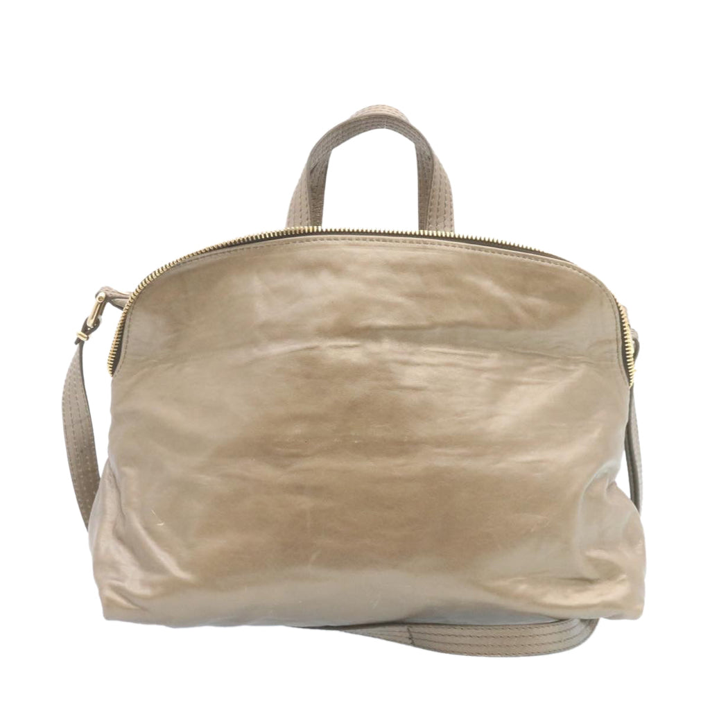 FENDI Zucca 2Way Shoulder Bag Hand Bag Leather Brown hs269