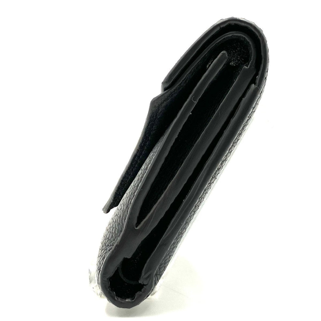 LOUIS VUITTON Portefeuille Double V Compact Noir Trifold Wallet