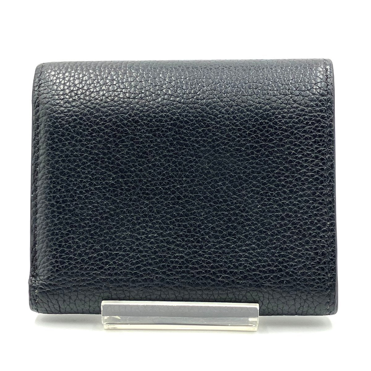 LOUIS VUITTON Portefeuille Double V Compact Noir Trifold Wallet