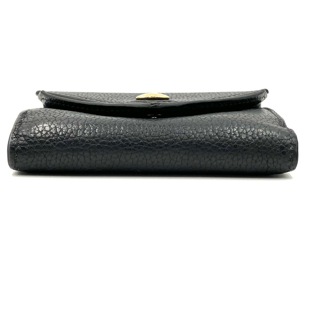 LOUIS VUITTON Portefeuille Double V Compact Noir Trifold Wallet