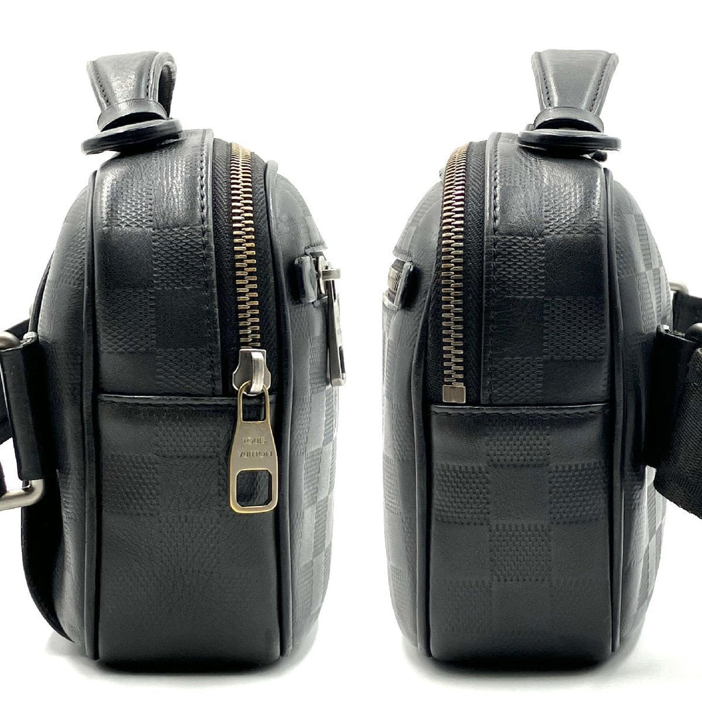 LOUIS VUITTON Ampail Damier Infini Black Body Bag