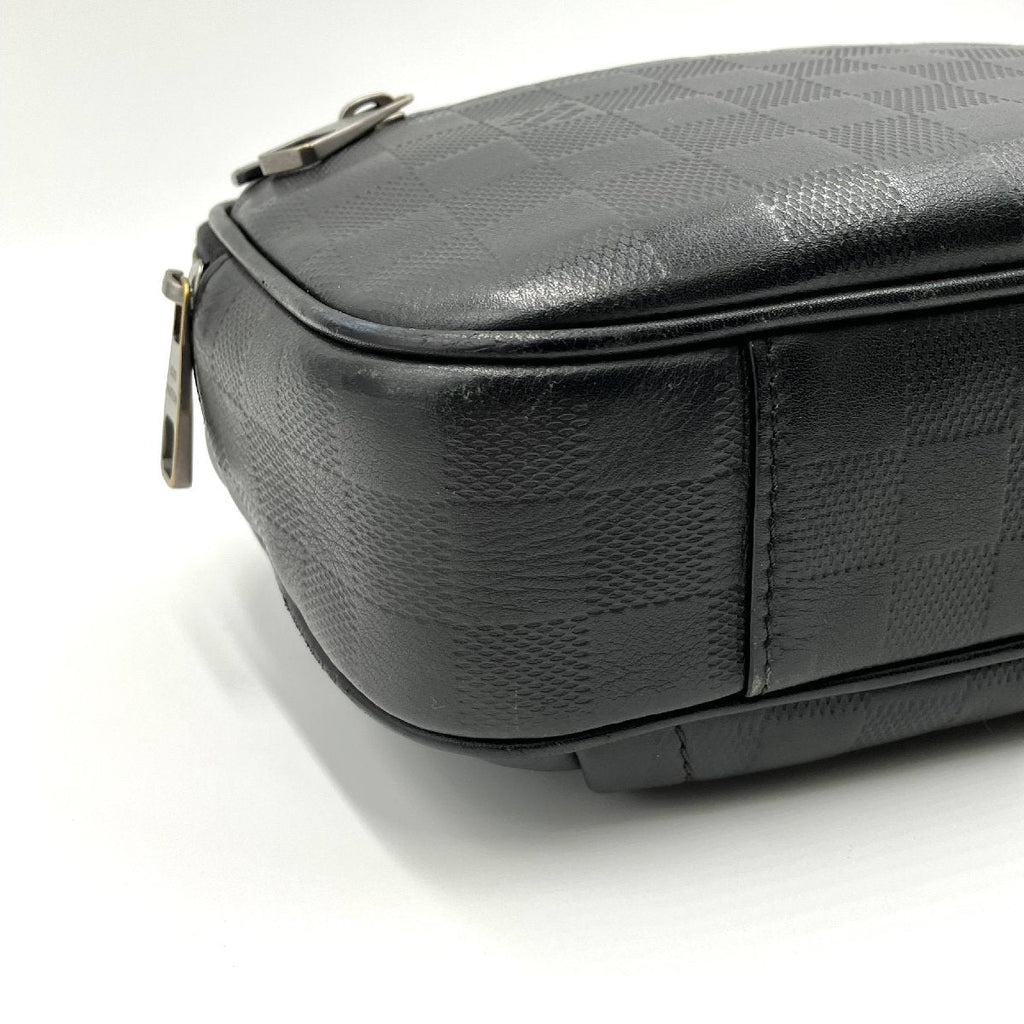 LOUIS VUITTON Ampail Damier Infini Black Body Bag