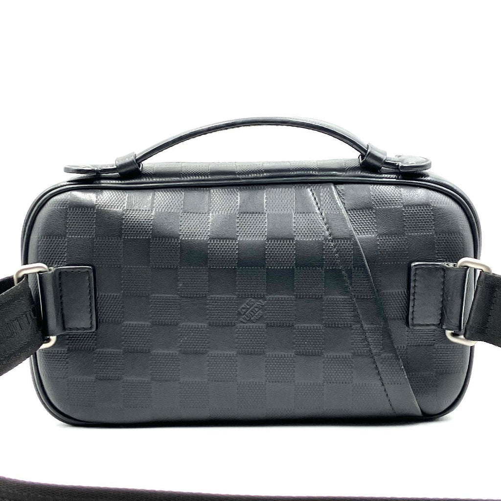 LOUIS VUITTON Ampail Damier Infini Black Body Bag