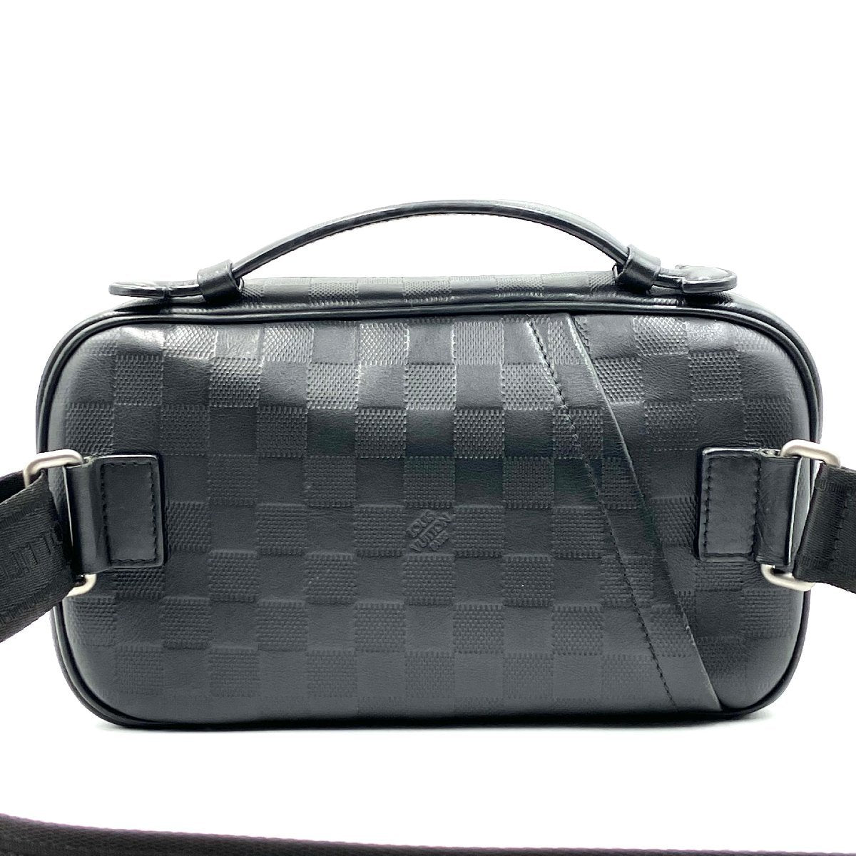 LOUIS VUITTON Ampail Damier Infini Black Body Bag