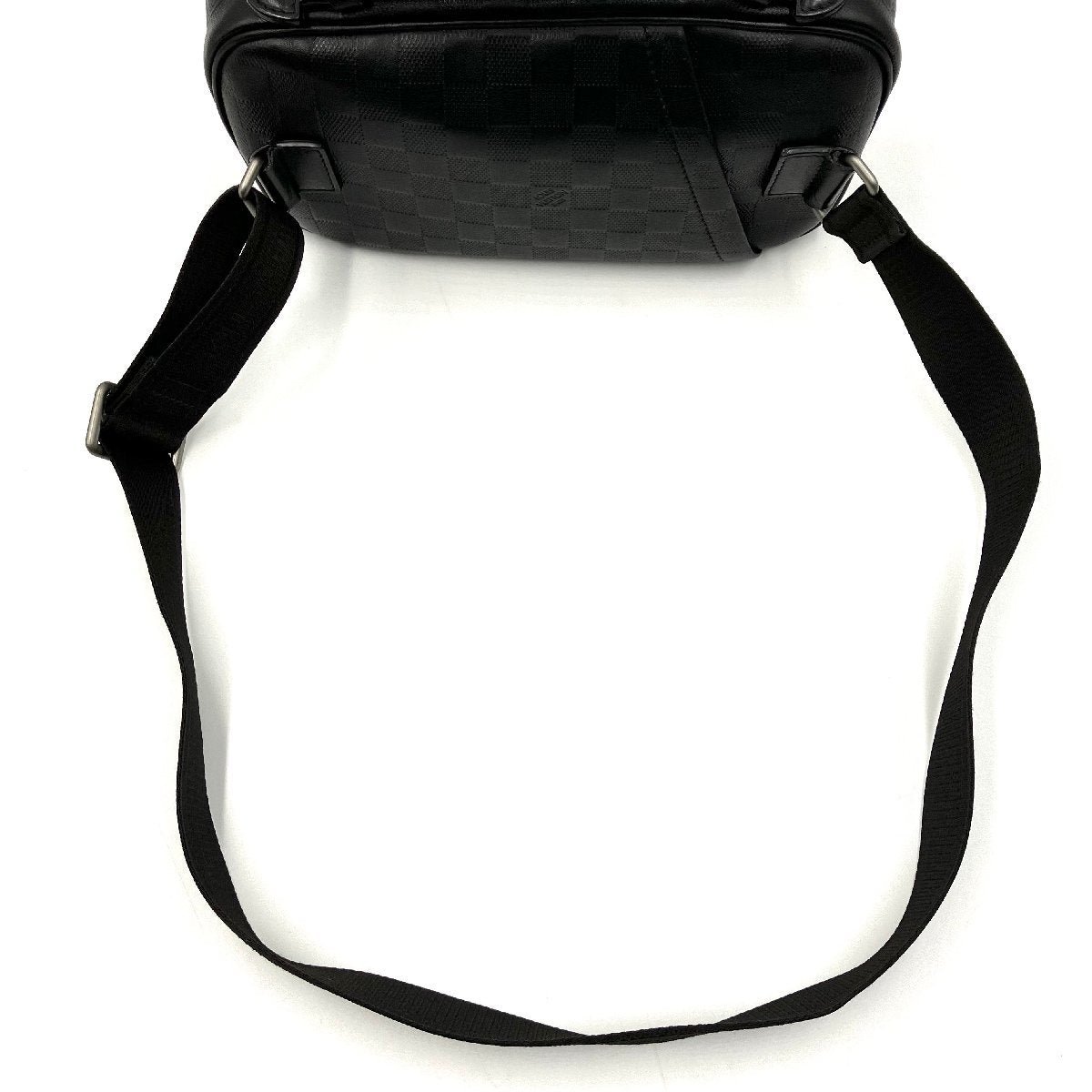 LOUIS VUITTON Ampail Damier Infini Black Body Bag