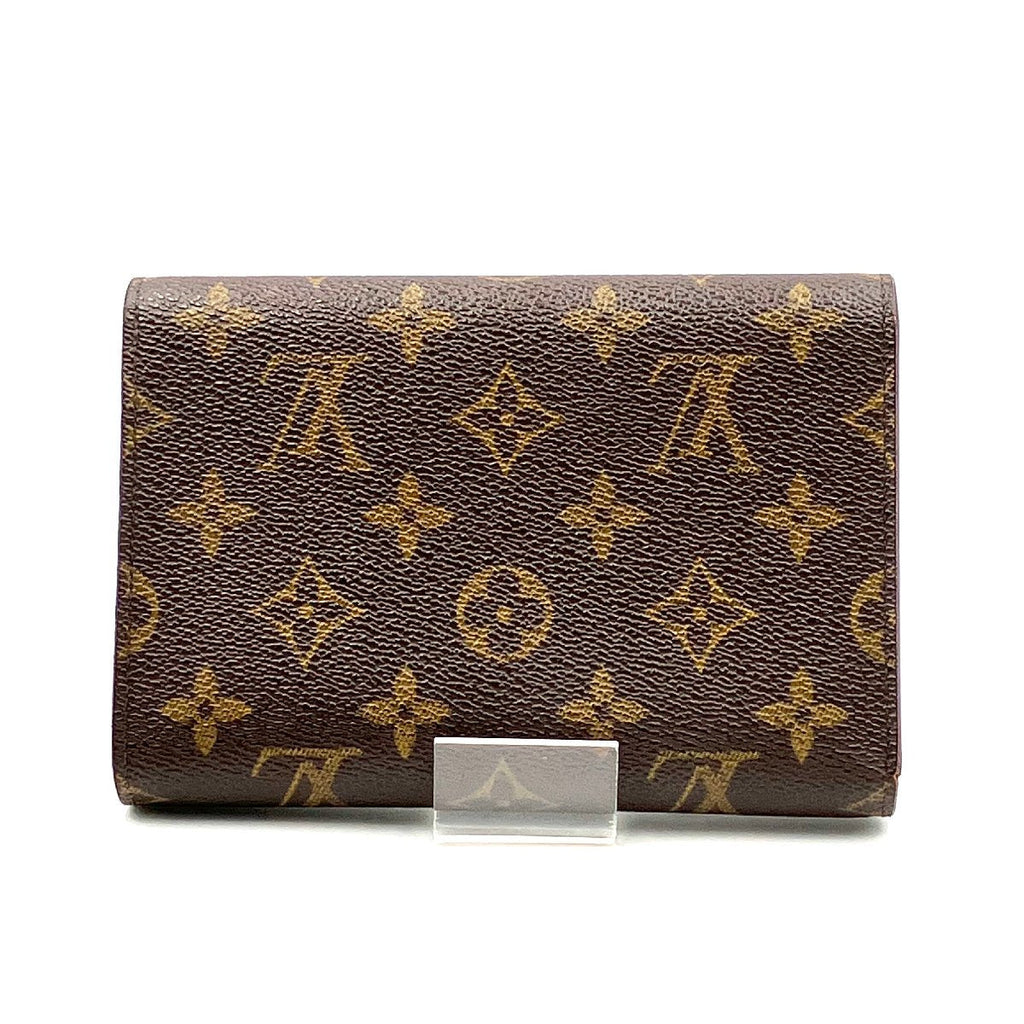 LOUIS VUITTON monogram trifold wallet wallet leather