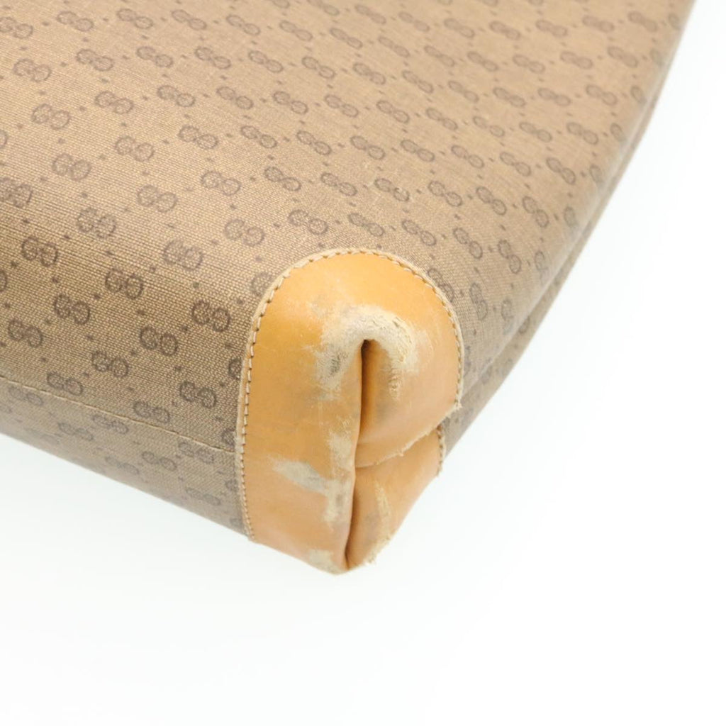 GUCCI Web Sherry Line Micro GG Canvas Tote Bag Beige Red Green im299