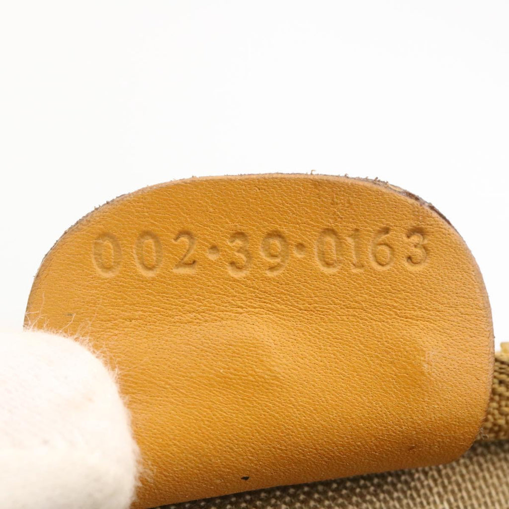 GUCCI Web Sherry Line Micro GG Canvas Tote Bag Beige Red Green im299