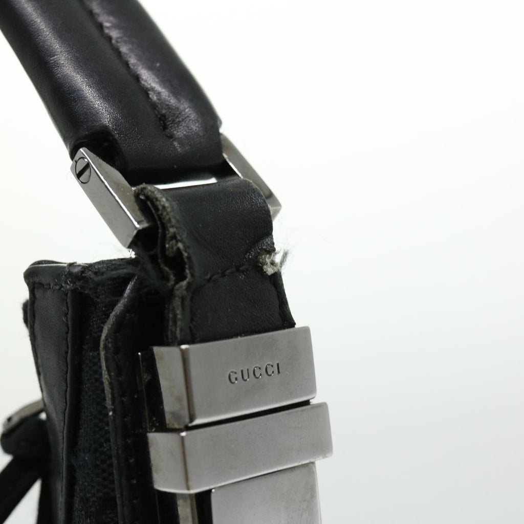 GUCCI GG Canvas Shoulder Bag Black 14298002058 im374