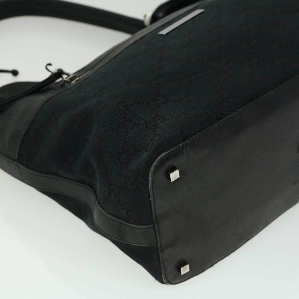 GUCCI GG Canvas Shoulder Bag Black 14298002058 im374