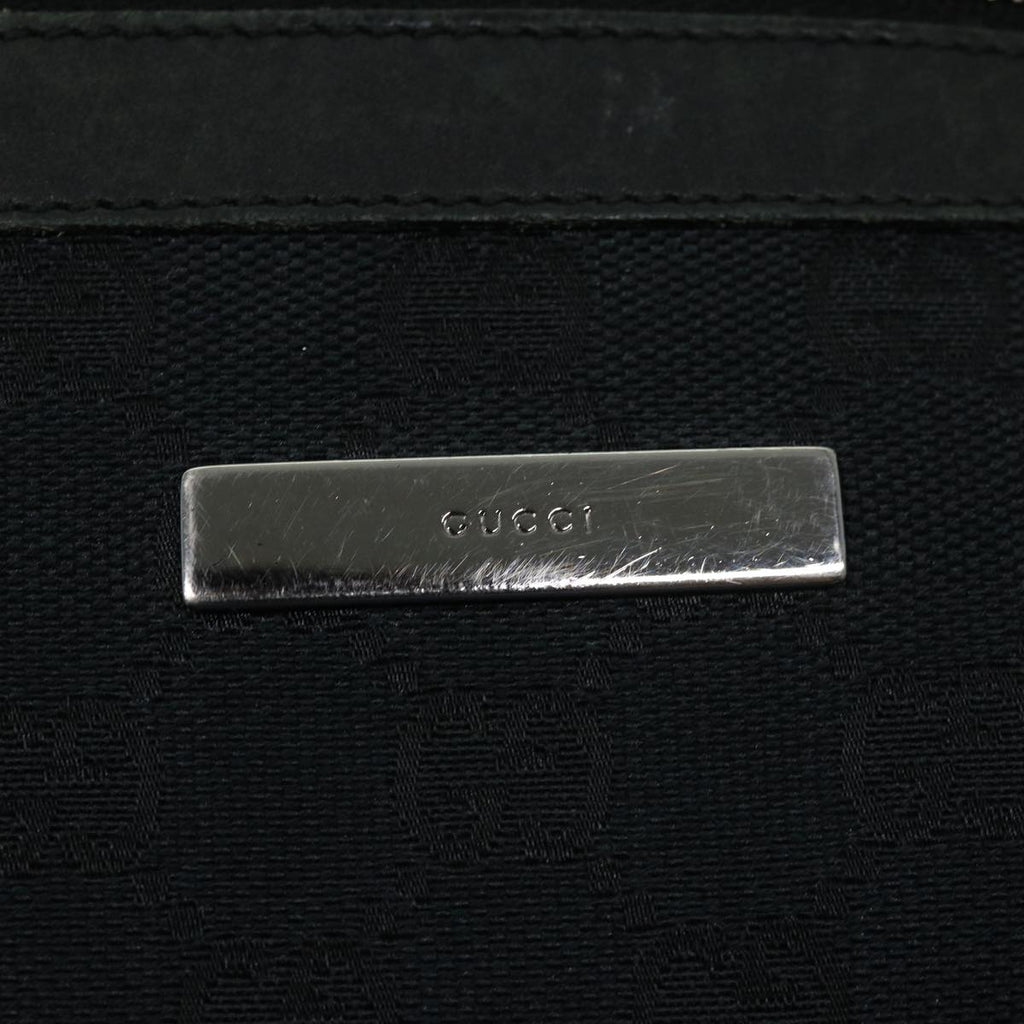 GUCCI GG Canvas Shoulder Bag Black 14298002058 im374
