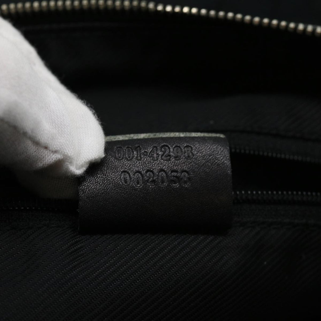 GUCCI GG Canvas Shoulder Bag Black 14298002058 im374