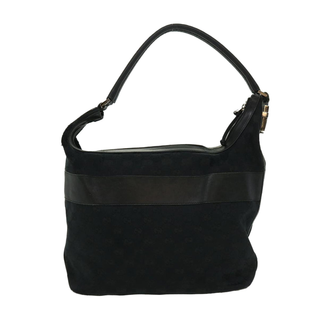 GUCCI GG Canvas Shoulder Bag Black 14298002058 im374