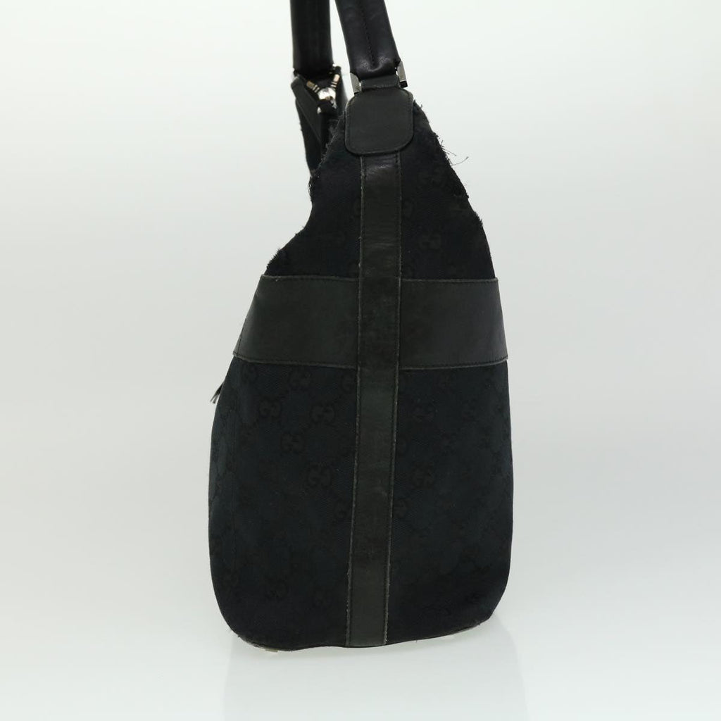 GUCCI GG Canvas Shoulder Bag Black 14298002058 im374