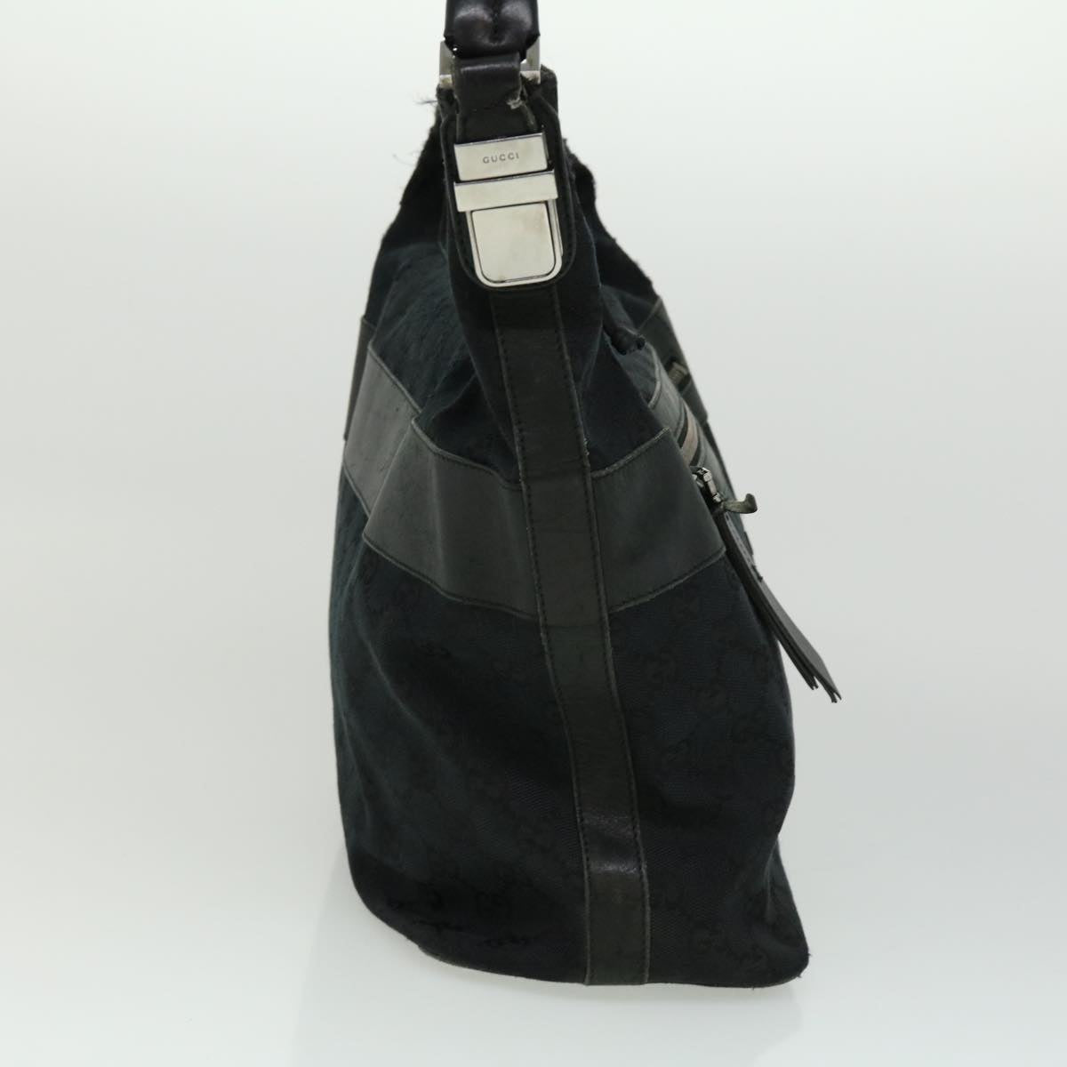 GUCCI GG Canvas Shoulder Bag Black 14298002058 im374