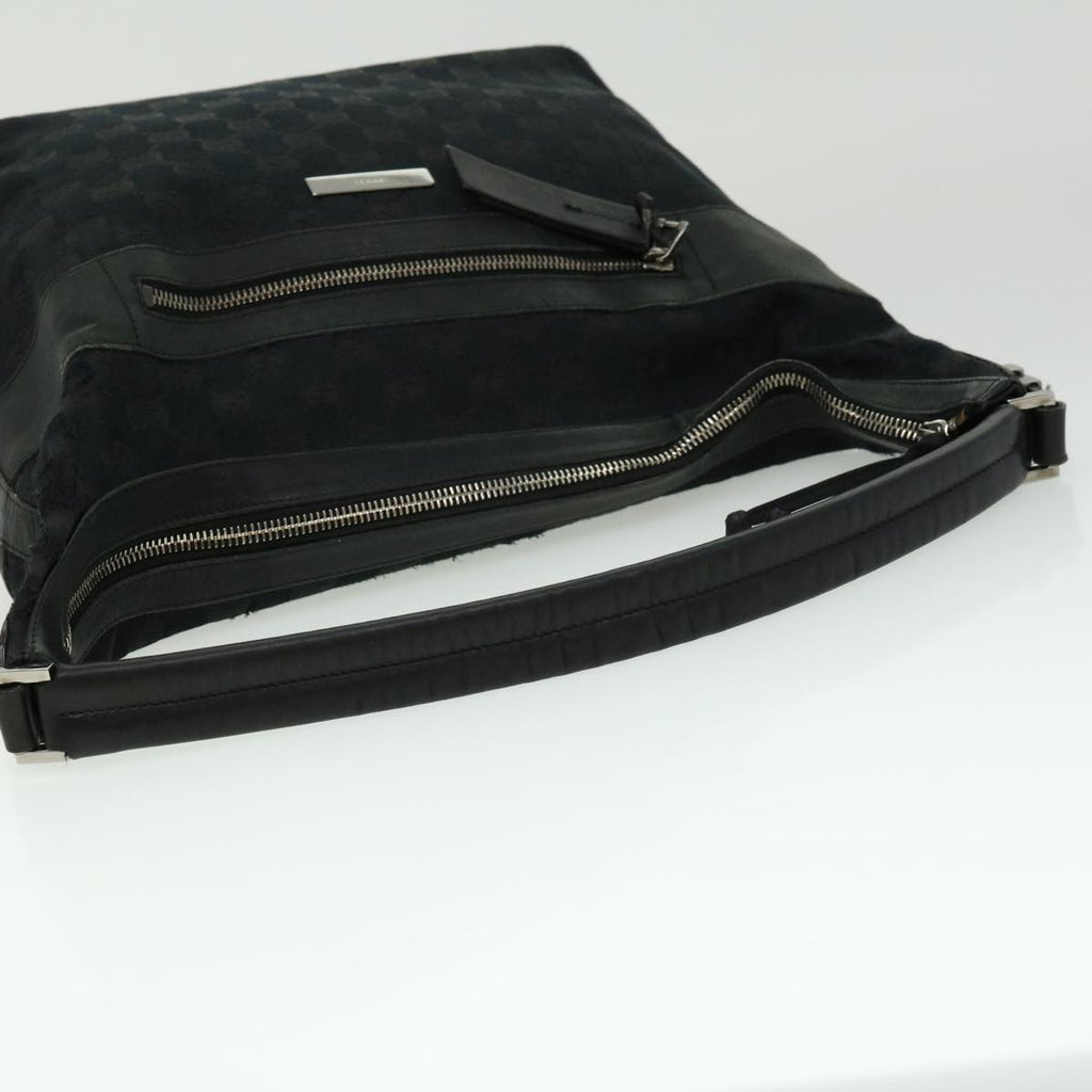 GUCCI GG Canvas Shoulder Bag Black 14298002058 im374