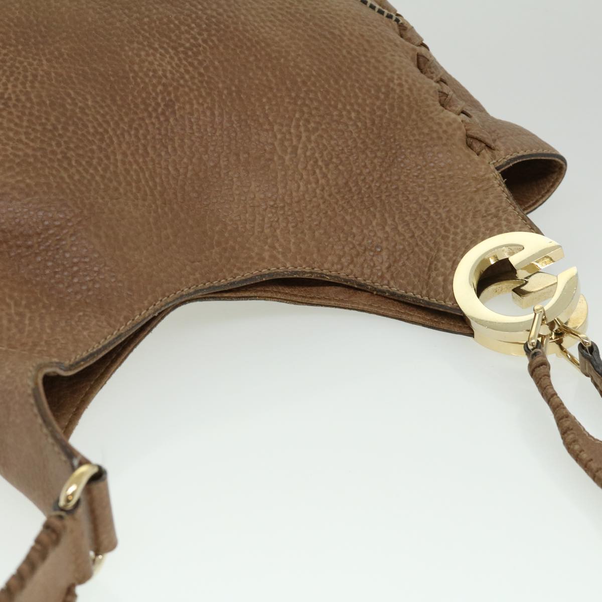 GUCCI Shoulder Bag Leather Brown 218781212792 im376