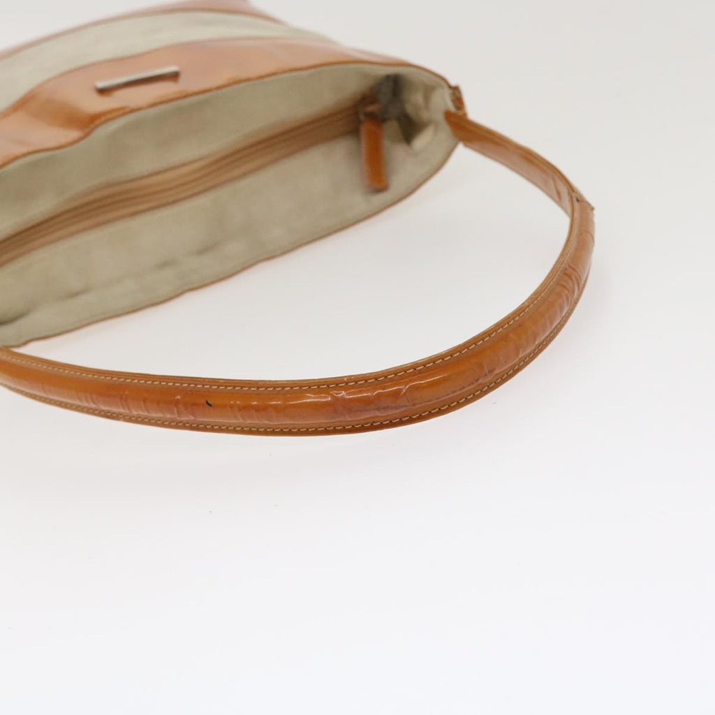 GUCCI Shoulder Bag Enamel Suede Orange 000 1013 0555 im424