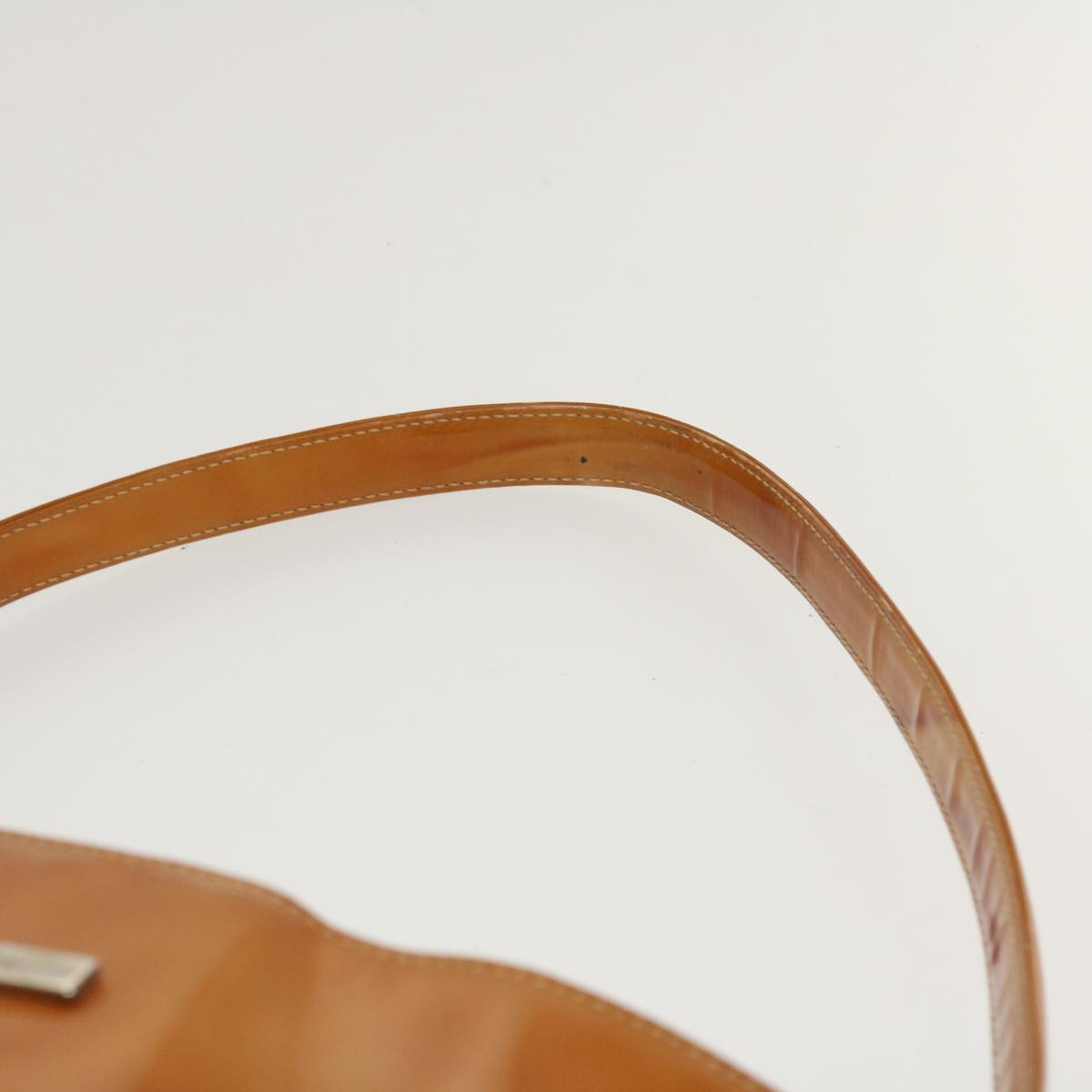 GUCCI Shoulder Bag Enamel Suede Orange 000 1013 0555 im424