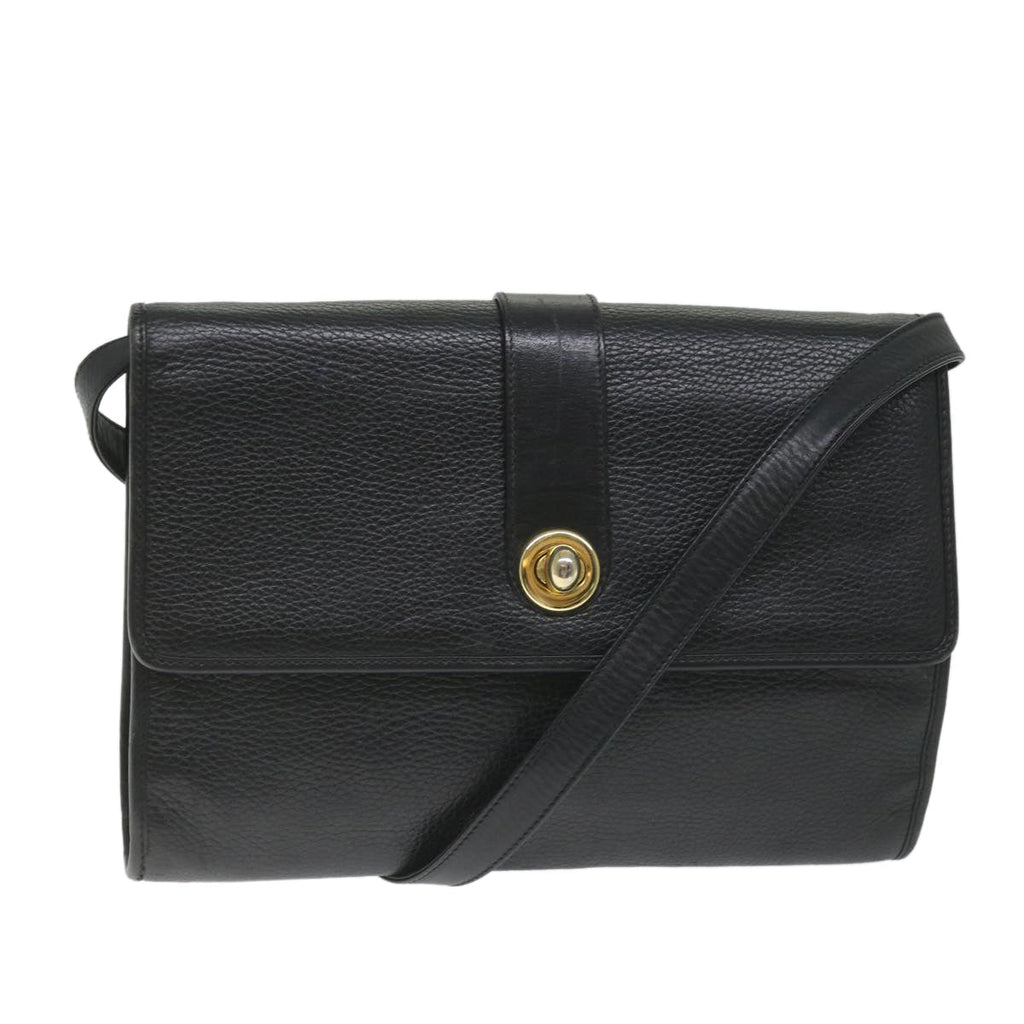 GUCCI Shoulder Bag Leather Black 004 23 0467 im450
