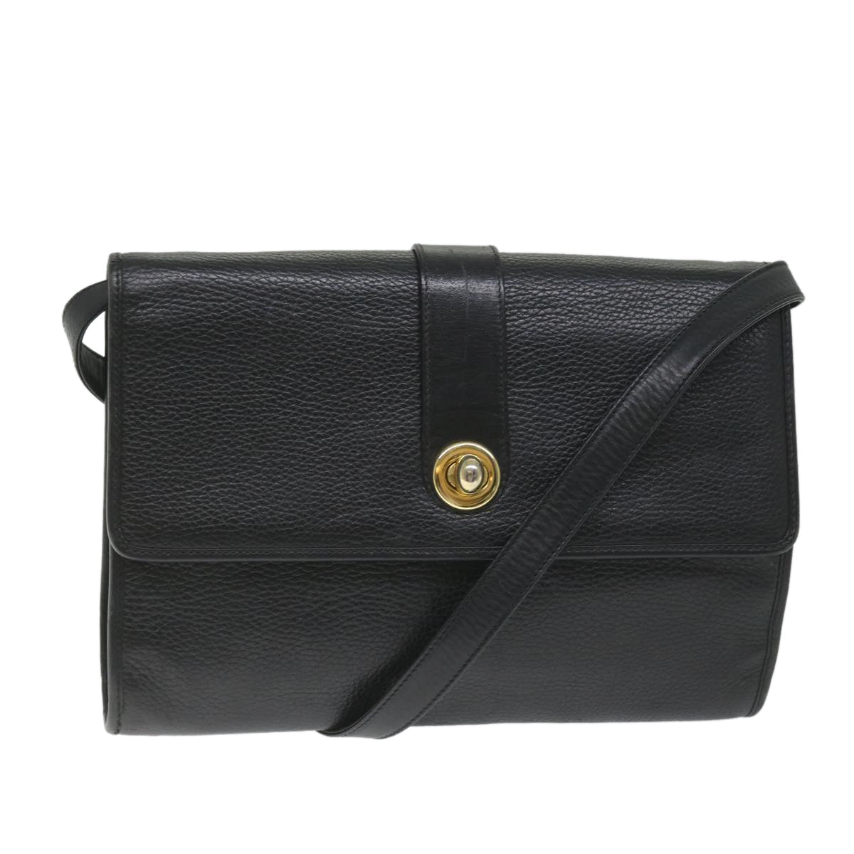 GUCCI Shoulder Bag Leather Black 004 23 0467 im450