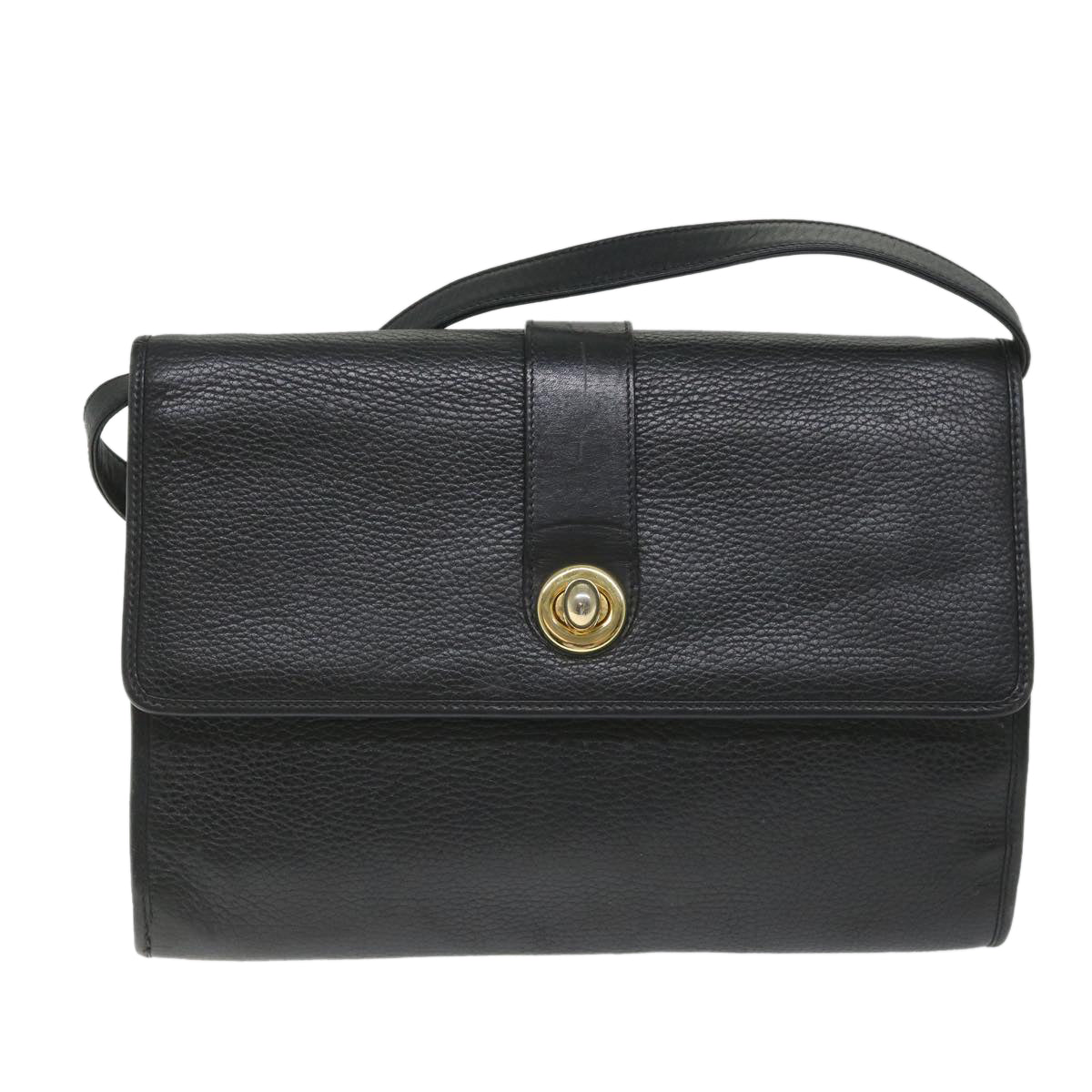 GUCCI Shoulder Bag Leather Black 004 23 0467 im450