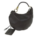 GUCCI Shoulder Bag Leather Brown 95726 im451