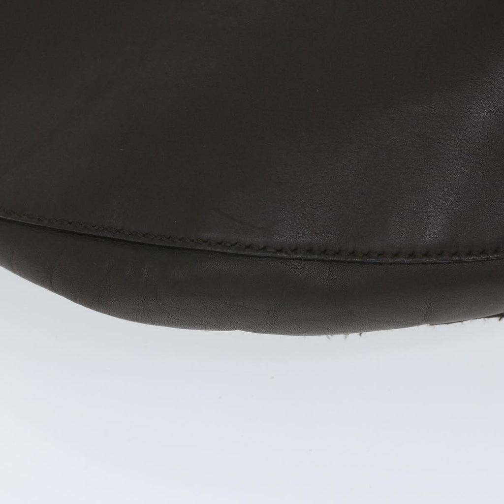 GUCCI Shoulder Bag Leather Brown 95726 im451