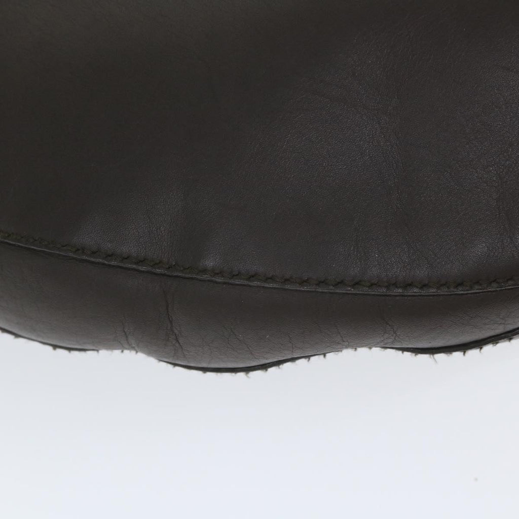 GUCCI Shoulder Bag Leather Brown 95726 im451