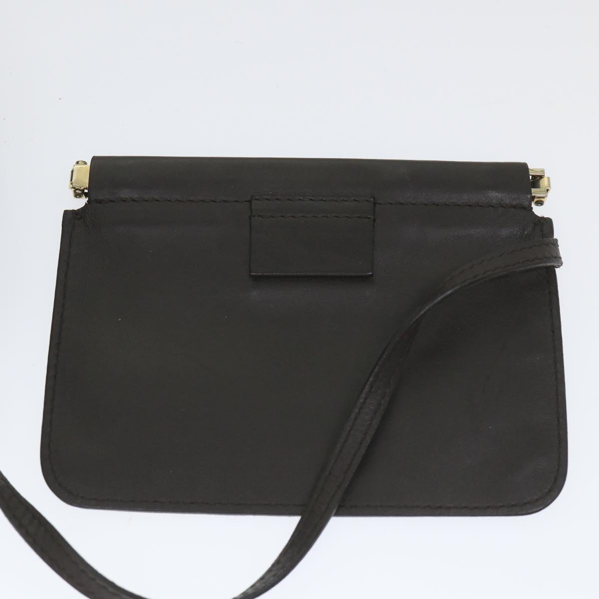 GUCCI Shoulder Bag Leather Brown 95726 im451