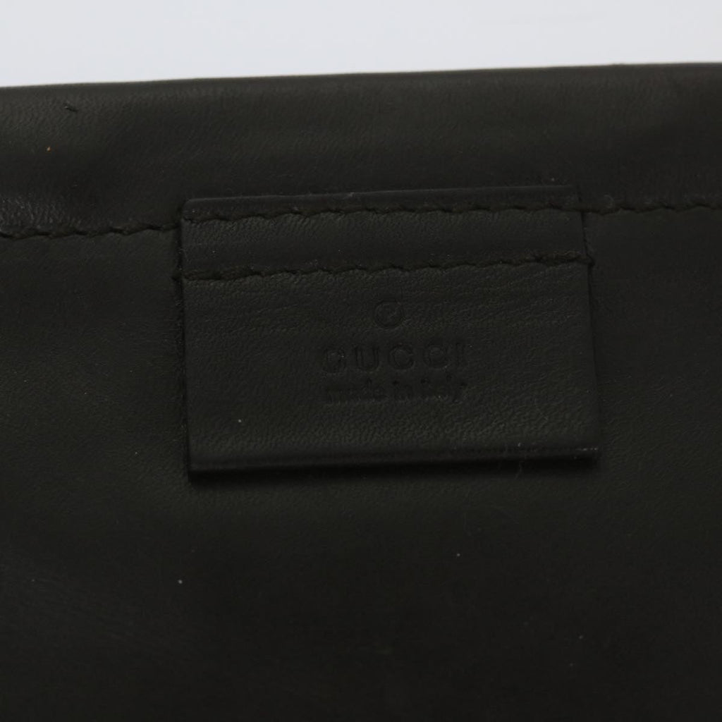 GUCCI Shoulder Bag Leather Brown 95726 im451
