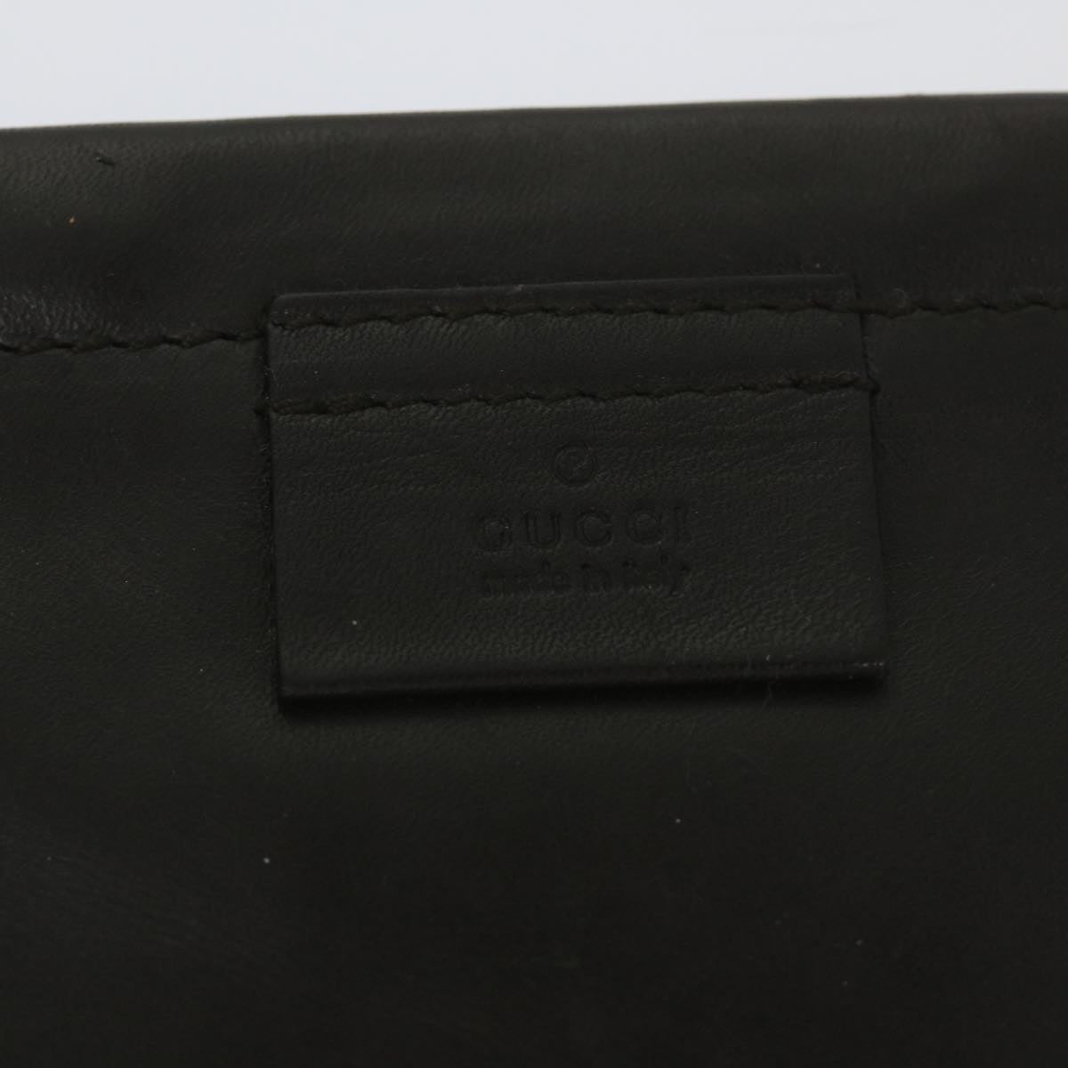 GUCCI Shoulder Bag Leather Brown 95726 im451