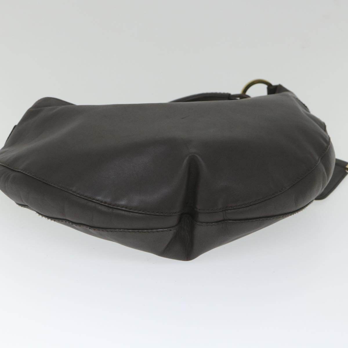 GUCCI Shoulder Bag Leather Brown 95726 im451
