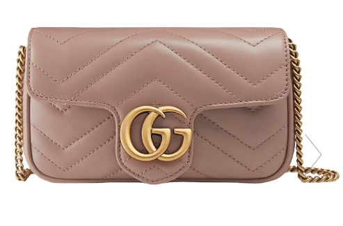 Gucci GG Marmont MatelassÃƒÆ’Ã‚Â© Leather Super Mini Bag