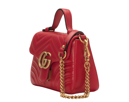 GUCCI GG Marmont MatelassÃƒÆ’Ã‚Â© Red Bag