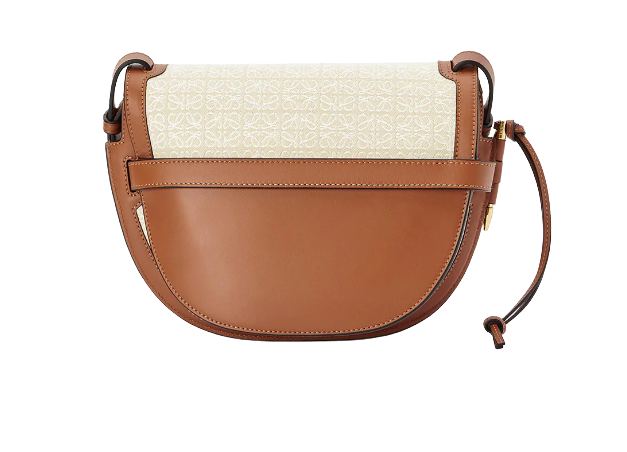 Loewe Small Gate Anagram calfskin Tan