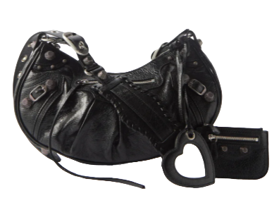 BALENCIAGA Cagole S leather shoulder bag