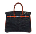 HermÃƒÆ’Ã‚Â¨s  Bi-Color Birkin Crocodile Bag 25cm