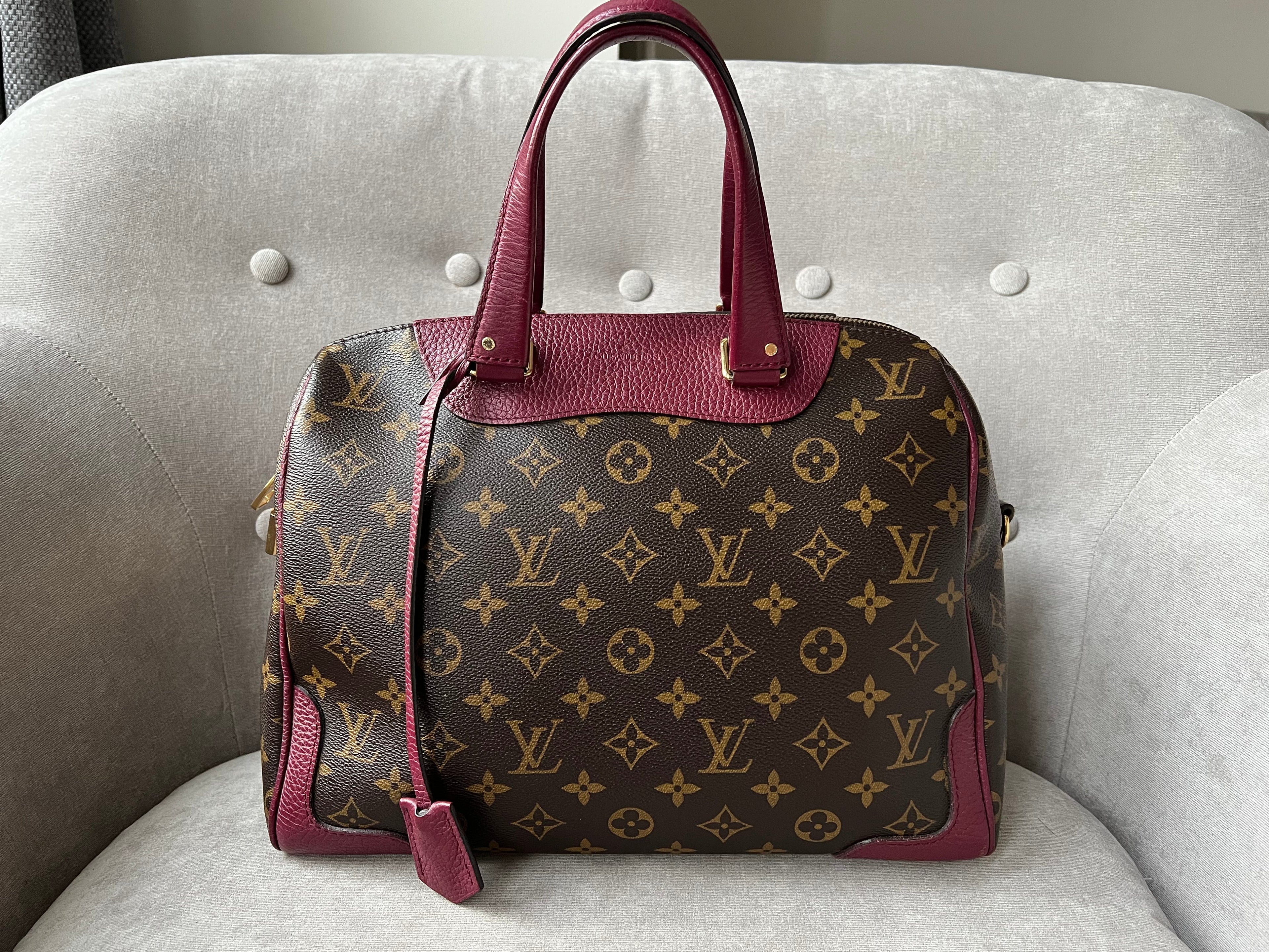 Louis Vuitton Retiro Bag Monogram and Raisin (RRP £1470)