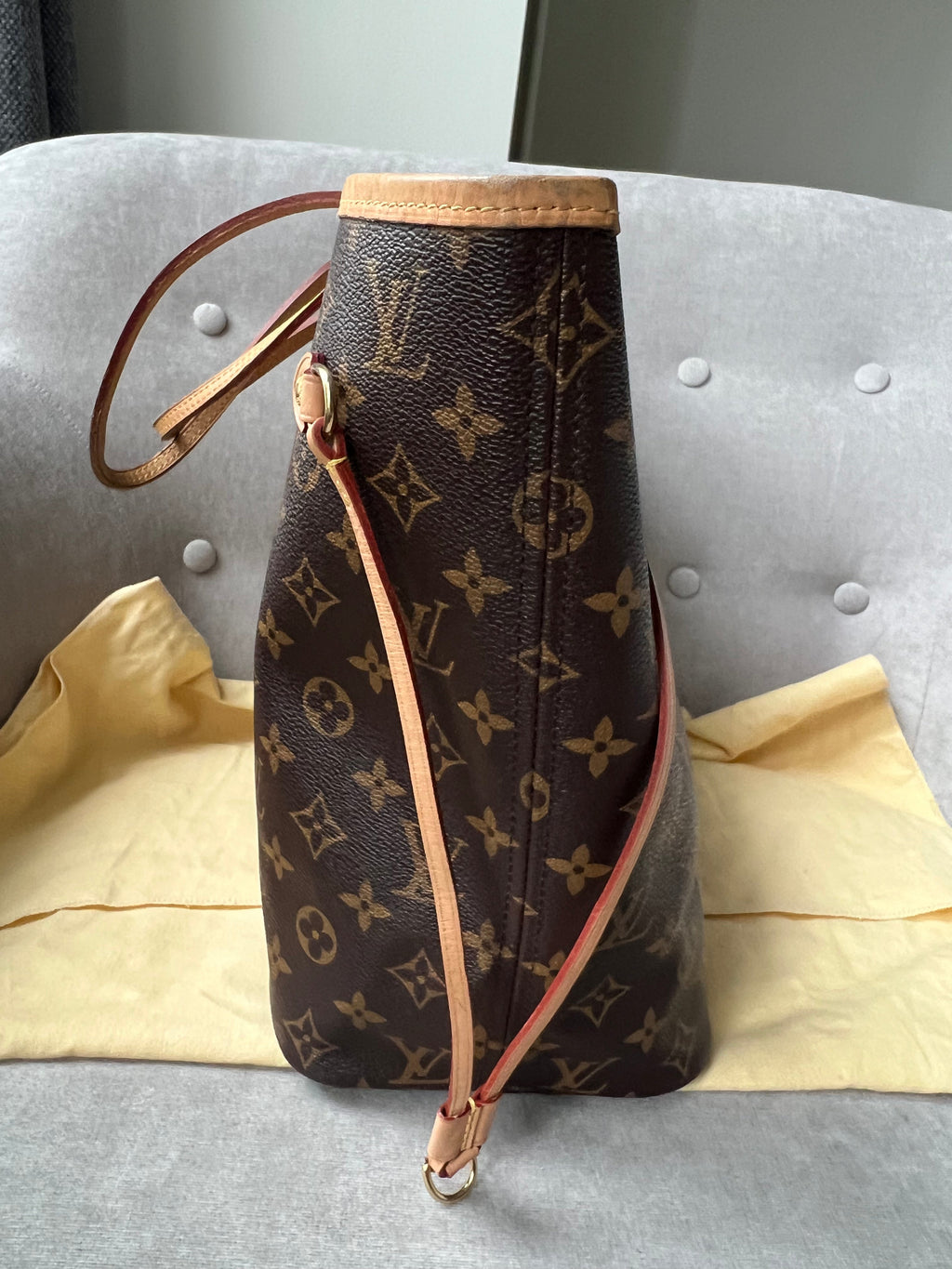 Louis Vuitton Neverfull MM Monogram Red (RRP £1,410)