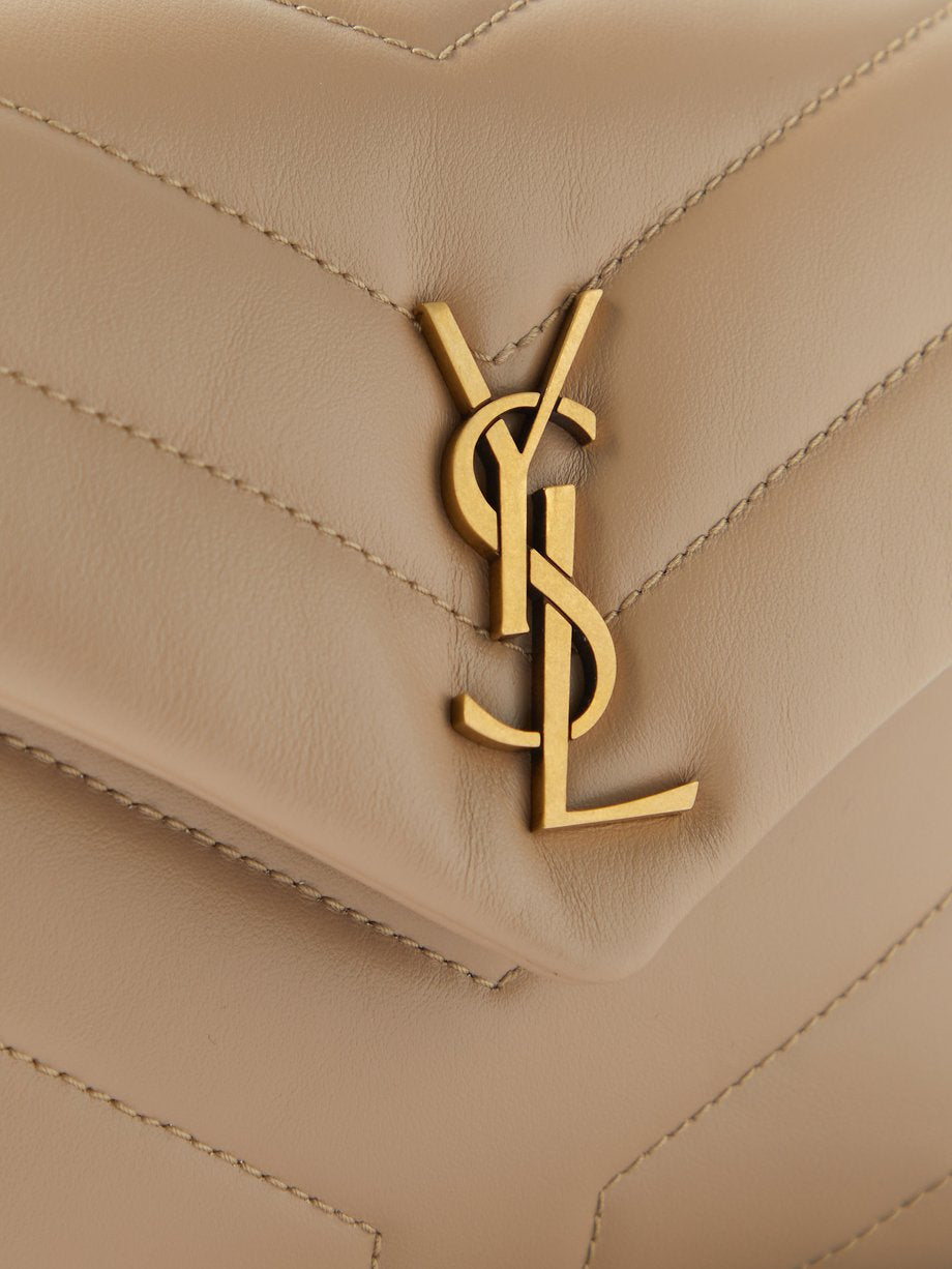 SAINT LAURENT Loulou Toy quilted-leather cross-body bag