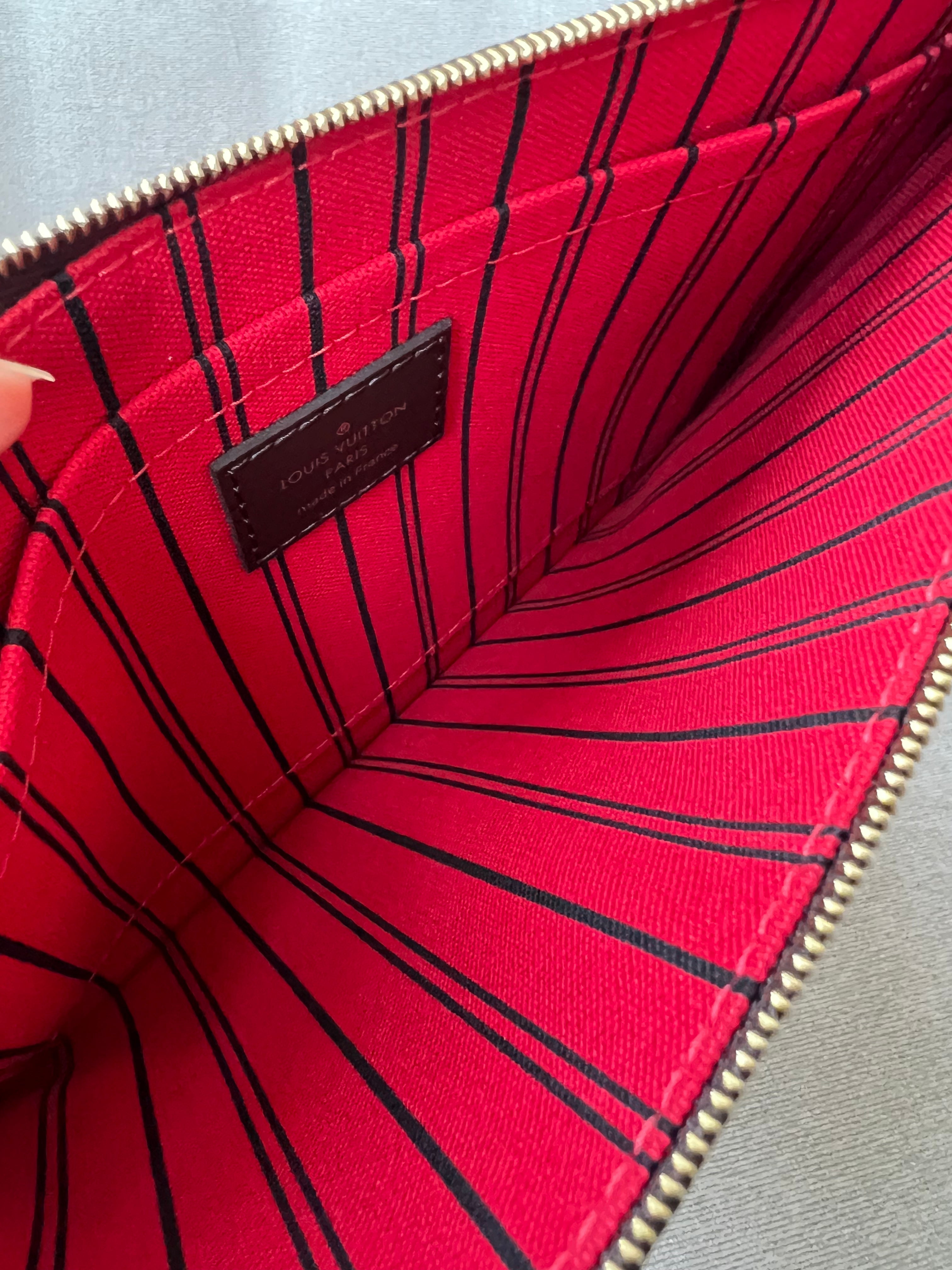 Louis Vuitton Pouch (from Neverfull) in Damier Ebene