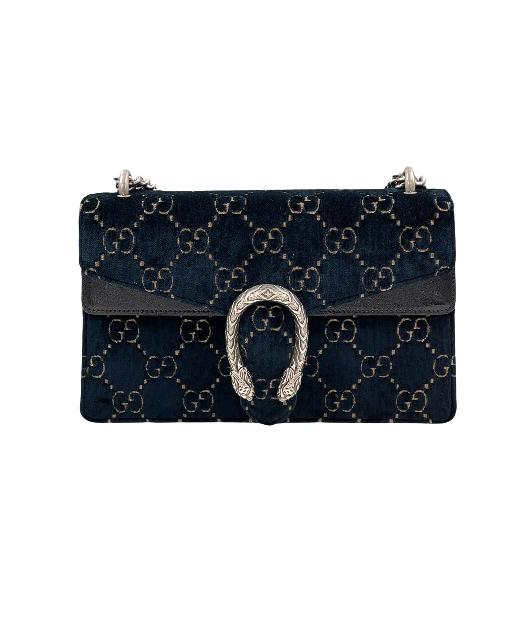 Gucci Dionysus Blue Velvet Bag
