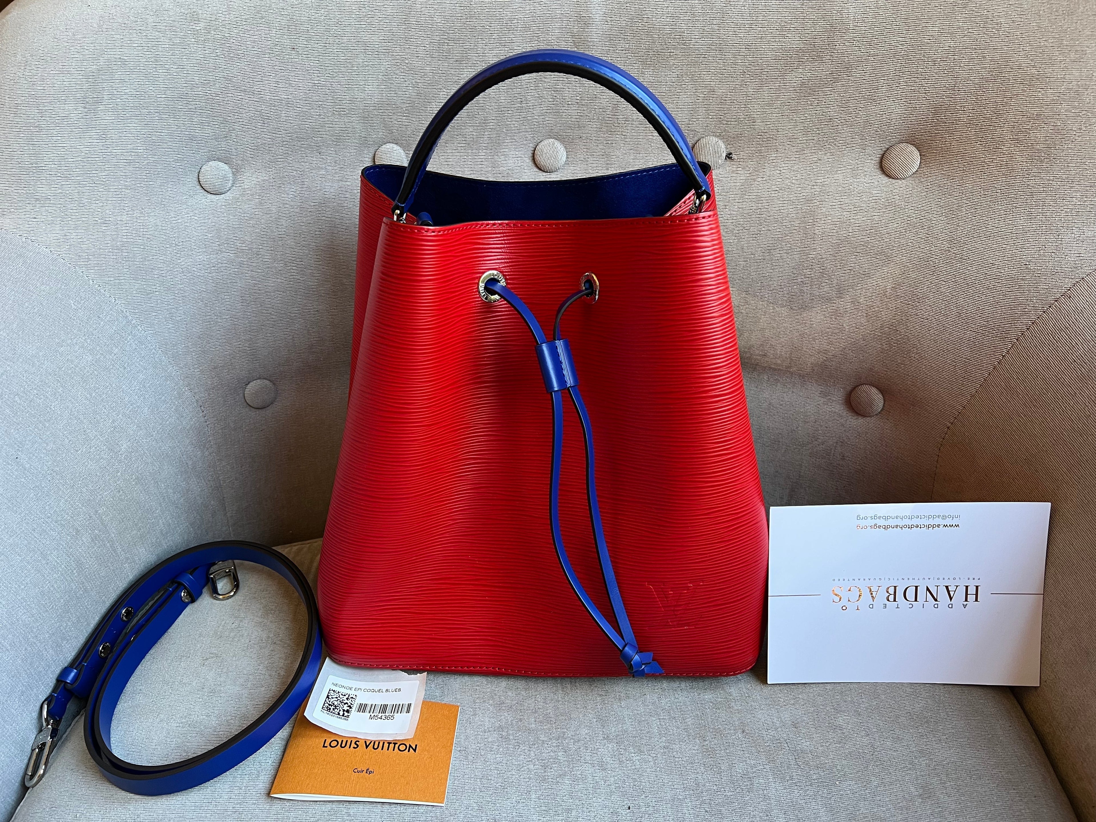 Louis Vuitton Neo Noe Bucket Bag Coquelicot (RRP £1,930)