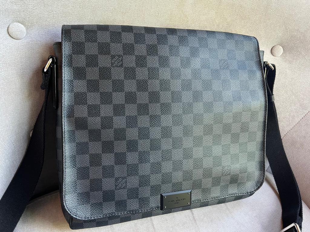 Louis Vuitton PM District Messenger Bag Damier Graphite