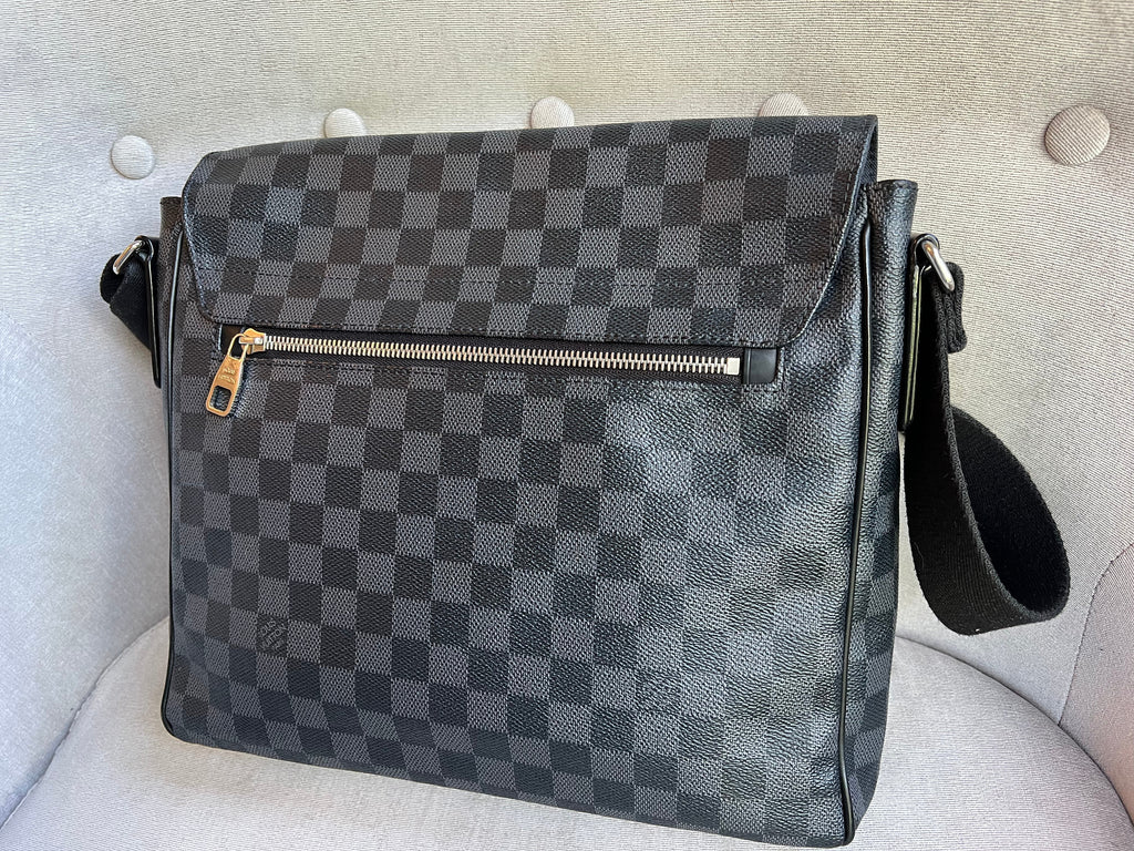 Louis Vuitton PM District Messenger Bag Damier Graphite