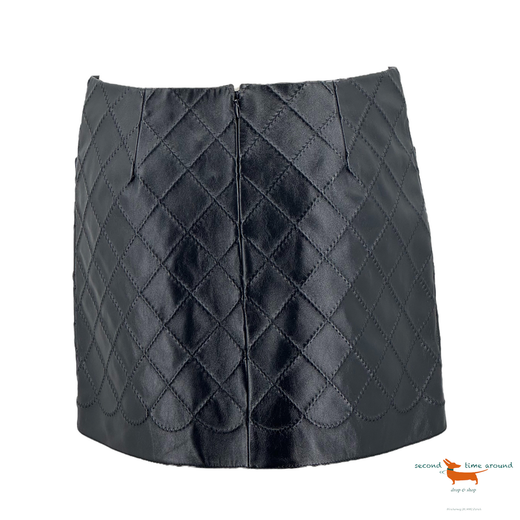 Chanel Leather Skirt