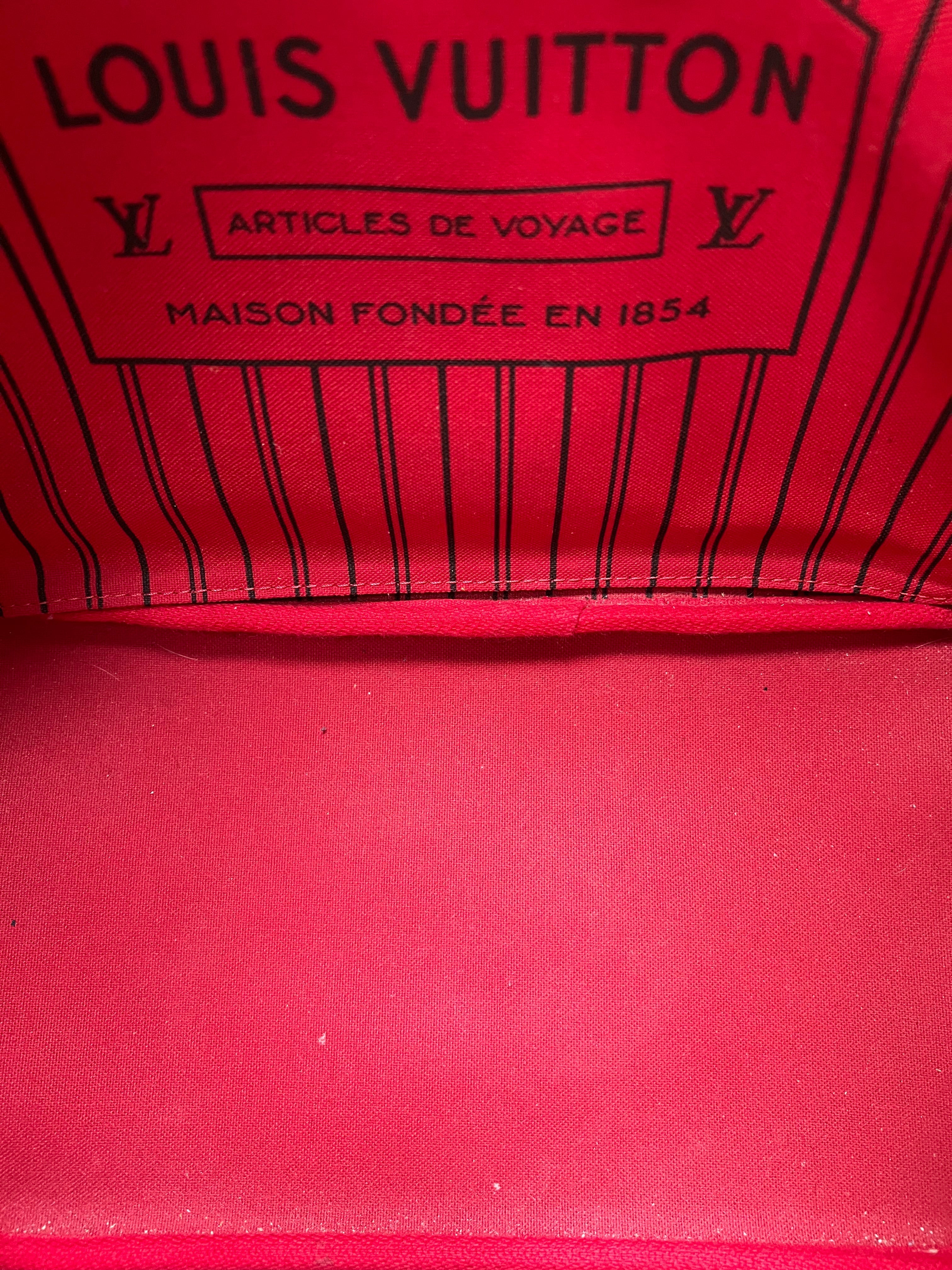 Louis Vuitton Neverfull MM Monogram Red (RRP £1,410)