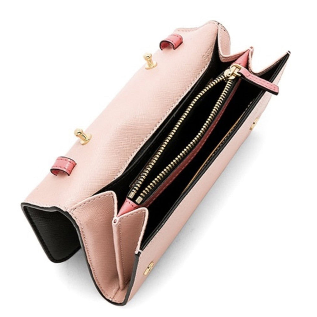 MARC JACOBS Black and Rose Wallet on Chain Bag